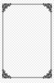 Photo Frame Png Hd Black And White Border Design Transparent Png Frame Border Design Border Design Islamic Art Pattern