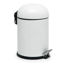 Aksesuaros banyo seti 5 litre çöp kovası ve klozet fırça. Banyo Cop Kovasi Evidea