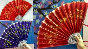 If you've ever spent time in china during the summer, you probably recall seeing people on the streets waving their handheld fans in an attempt to. Paper Crafts Japanese Fan How To Make Chinese Or Japanese Fan With Paper Youtube