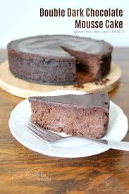 Double Dark Chocolate Mousse Cake Recipe Dark Chocolate Mousse Chocolate Mousse Cake Homemade Chocolate