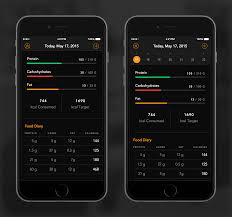Macros Png By Matthew Martin Mobile App Inspiration Mobile Inspiration Mobile App Design