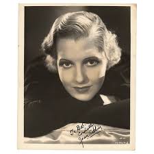 Jean Arthur Signed Photograph for sale at auction