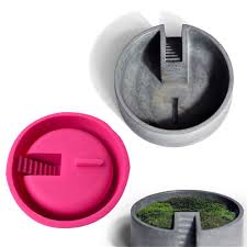 More than 3 outside ashtrays at pleasant prices up to 11 usd fast and free worldwide shipping! Silicone Mold Round Ladder Handmade Concrete Bonsai Cement Vase Mold Meaty Potted Diy Garden Decor Tool Concrete Silikonovye For Clay Molds Aliexpress
