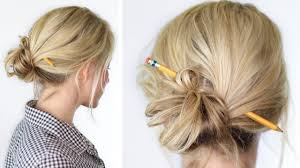 Divide it front to back into three sections. 9 Easy Ways To Put Your Hair Up When You Re Running Late
