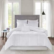 A white comforter offers much more insulation as compared to a bedspread. Amazon Com 510 Design Codee 8 Piece Comforter Set White Cal King Home Kitchen