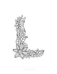 Letter d coloring pages for adults. 112 Beautiful Flower Coloring Pages Free Printables For Kids Adults