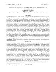 Jul 11, 2020 · kisah kemiskinan di malaysia. Https Media Neliti Com Media Publications 44635 Id Beberapa Faktor Yang Memengaruhi Tingkat Kemiskinan Di Provinsi Bali Pdf