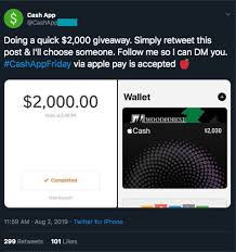 Headquartered in san francisco, california, square launched in 2009 and a popular scam is for sellers to say they accept only cash app payments and then ghost you before sending the product. Cash App Scams Legitimate Giveaways Provide Boost To Opportunistic Scammers Blog Tenable