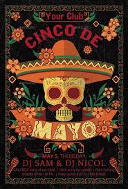 Cinco De Mayo Ad Cinco Sponsored De Mayo Portfolio Template Design Mustache Drawing Cinco De Mayo