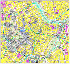 Physical map of austria showing major cities, terrain, national parks, rivers, and surrounding countries with international borders and outline maps. Vienna Inner City Tourist Map Vienna Austria Mappery Tourist Map Vienna Map Metro Map