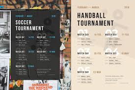 Sports Schedule Event Poster Event Poster Template Event Poster Event Flyer Templates