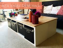 Ikea Kallax Table Hack Kallax Ikea Ikea Diy Ikea Kallax Shelf