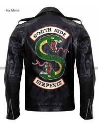 Here S Where You Can Buy Jughead S South Side Serpents Leather Jacket From Riverdale In 2020 Real Leather Jacket Black Leather Jacket Leather Jacket