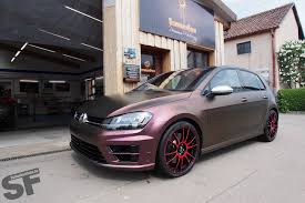 Vw golf vii r compilation 3: Golf 7 R Wrapped In Sparkling Berry Matte Autoevolution