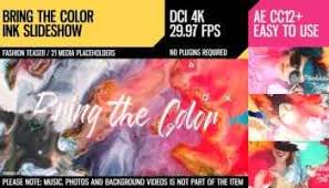 Make your promo looks way better and impress your clients in just hours. Videohive Ink Slideshow 20693761 Free After Effects Template Videohive Projects