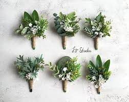 Greenery Ivory Rustic Wedding Fake Boutonniere Wrist Corsage Etsy In 2021 Boutonniere Wedding Rustic Boutonniere Wedding Rustic Boutonniere