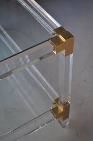 Maybe you would like to learn more about one of these? Lucite And Brass Coffee Table B Southgate