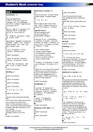 1 ice 2 a picture 3 a mouse 4 lightning 5 a bat 6 a bee 7 abc 8 a tree students' own answers. B1 Student X27 S Book Answer Key Pdfcoffee Com