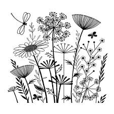33962 disegni pronti da stampare organizzati in oltre 200 categorie. Summer Garden Unmounted Red Rubber Stamp Crafty Etsy Disegno Di Fiori Illustrazioni Floreali Ricamo Disegni