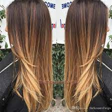 Dark Brown Hair With Blonde Highlights Ombre Lace Front Wigs Human Hair Glueless Two Tone Color Full Lace Wig For Black Women From Thehouseofwigs 132 72 Dhg Brown Hair With Blonde