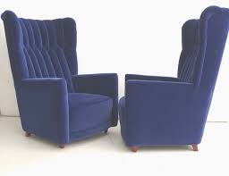 The most famous armchair in the world, the luxurious leather 'barcelona chair', designed by the architect ludwig mies van der rohe in 1929 and manufactured by knoll international, has no armrests, while jasper morrison's 'tagliatelle armchair 717' for alias, whose seat is woven out of broad strands of fabric into thin steel structure, features the necessary armrests, but doesn't conform to the product group's plush finish. Pair Of Mid Century Modern Armchairs By Guglielmo Ulrich Caira Mandaglio