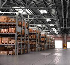 Interior Commercial Light Design Includes Energy Saving High Performance High Bay Fixtures Lighting Design Warehouse Design High Bay Lighting