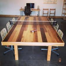 Small Conference Room Table With Ping Pong Conversion Two Birds One Stone Dining Room Design Ping Pong Ping Pong Table