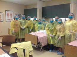 This Picture Was Taken One Semester After We Began Nursing School May 28 2013 We Re Donning Our Personal P Nursing School Ppe Personal Protective Equipment