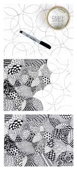 Printable organizer pattern of zentangle, pdf, 6 jpeg file. Totally Easy Zentangle With A Simple Step By Step Guide 2021 Craftwhack