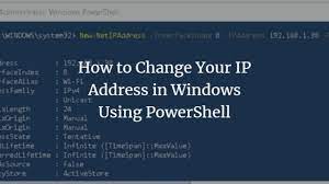Check spelling or type a new query. How To Change Your Ip Address In Windows Using Powershell
