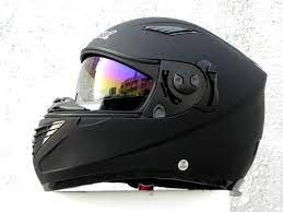 Masei 830 Matt Black Full Face Motorcycle Dot Ece Helmet Full Face Motorcycle Helmets Motorcycle Helmets Cool Motorcycle Helmets