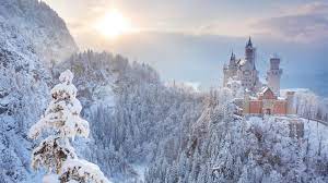 Winter, snow, castle, tower, neuschwanstein castle wallpaper (photos, pictures). Winter Wallpaper Neuschwanstein Castle