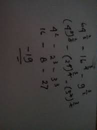 Akar pangkat tiga dari 64 adalah 4. Hasil Dari 64 Pangkat 2 3 16 Pangkat 3 4 9 Pangkat 3 2 Adalah Brainly Co Id
