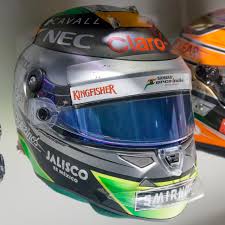 The largest catalog of sergio perez replica helmets is for sale at the best prices. Datei Sergio Perez 2015 Helmet 2017 Museo Fernando Alonso Jpg Wikipedia