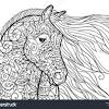 Free printable horse coloring pages for adults and teens. 1