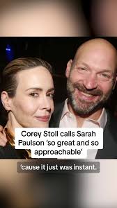 #CoreyStoll says it just felt "instant" working with #SarahPaulson
