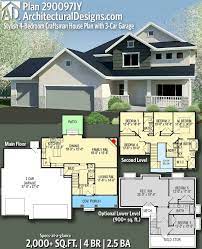 This is the ultimate version of the side gable bungalow plan. Plan 290097iy Stylish 4 Bedroom Craftsman House Plan With 3 Car Garage Craftsman House Dream House Plans Craftsman House Plans
