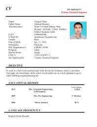 modern cv design or resume