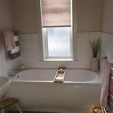 Pink paint on wall is calamine by farrow Accessories Home Sulking Room Pink Bathroom