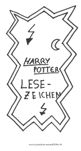 Und durcks aus :d fertig. Malvorlage Harry Potter Lesezeichen Coloring And Malvorlagan
