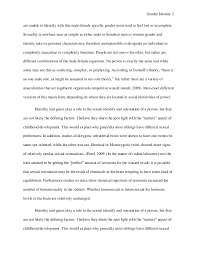 Gender Identity Paper