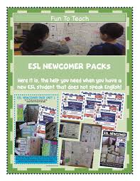 Esl English Newcomers Packets English Language Learners Activities Thematic Teaching Bilingual Classroom