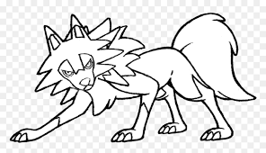 Download and print these lycanroc coloring pages for free. Rockruff Lineart Base Lycanroc Dusk Form Drawing Hd Png Download Vhv