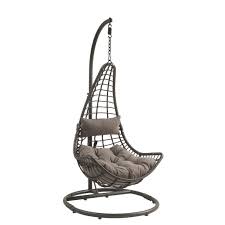 Fun indoor or outdoor, mounted to a tree or beam in the house. Puloru Swing Chair With Stand Unique Teardrop Shape Outdoor Wicker Furniture Walmart Com Walmart Com
