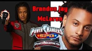 Brandon Jay McLaren the Red Ranger of Power Rangers S.P.D. Powermorphicon