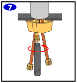 inch cc valve single handle tub