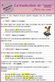 La Traduction De Mais Pero O Sino Ole Lardy Espagnol Apprendre Espagnol Grammaire Espagnole