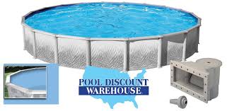 27 Round Hamilton Above Ground Pool W Blue Liner And Deluxe Wide Mouth Skimmer Pool Discount Warehouse In Ground Pools Above Ground Pool Pool