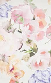 Colorful hand painted floral pattern on fabric, wallpaper, and gift wrap. Las Etiquetas Mas Populares Para Esta Imagen Incluyen Background Wallpaper Flowers Y Iphone Floral Watercolor Floral Prints Flower Wallpaper