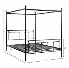 Pinewood headboard and footboard is adding a little classical touch to it. Black Color Queen Size Metal Canopy Bed Buy Queen Size Canopy Bed Metal Canopy Bed Black Color Metal Canopy Bed Product On Alibaba Com